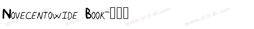Novecentowide Book字体转换 Novecentowide Book字体转换
